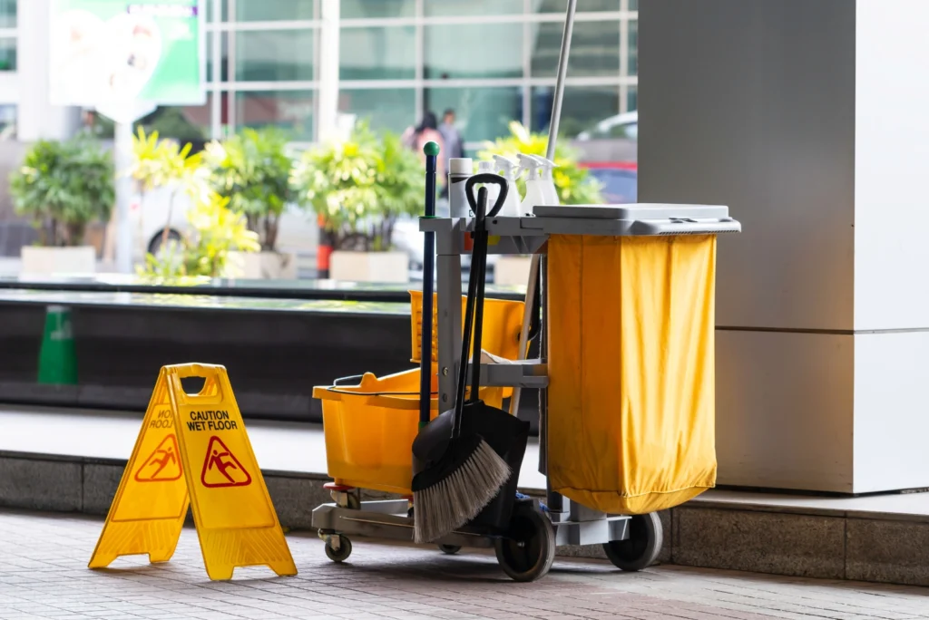 Nightly janitorial cleaning services at a local Cache Valley business