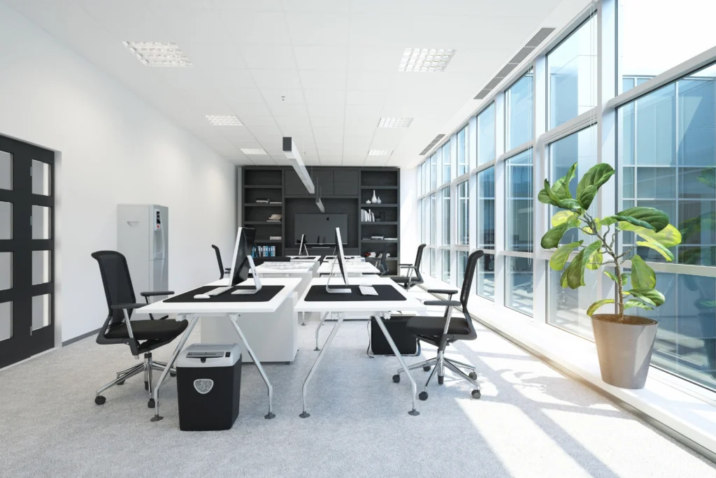 JanTek team providing office cleaning in Cache Valley, Utah